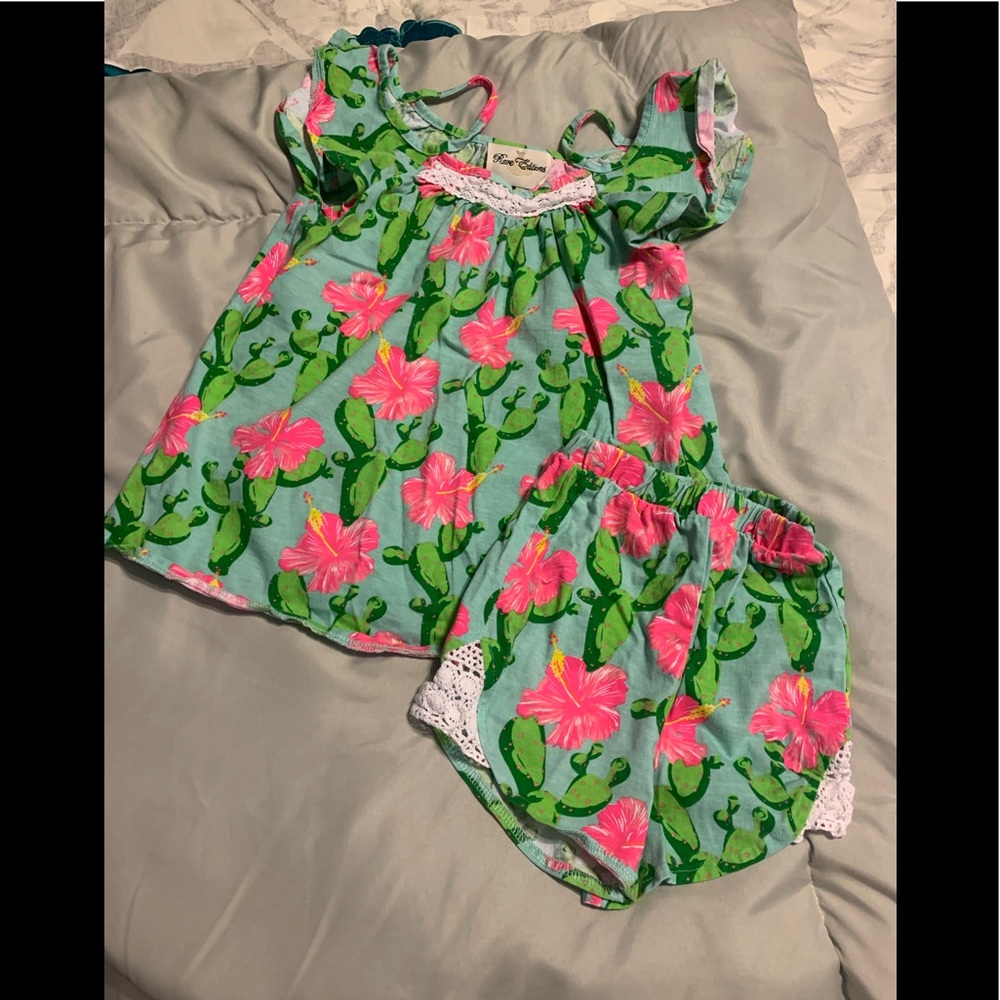 Rare editions matching set top & shorts